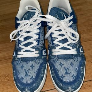 LV sneakers denim